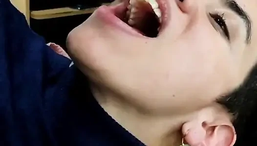 Quickie! Cum on Her Favorite Chocolate!