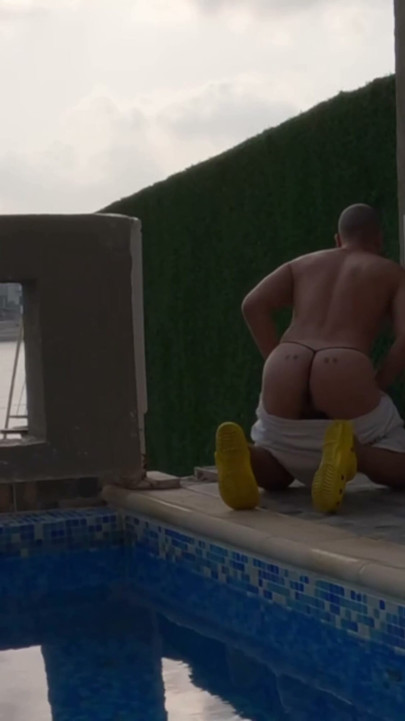 Arab Kuwaiti gay Exhibitionist CAUGHT CRUISING Naked #Compilation | Clip 2