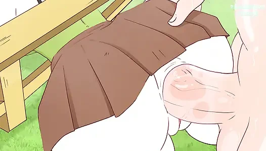 Alex bilerek tel örgüye sıkıştı ve Steve onu sikti! Hentai (porno anime seks )4k 2026