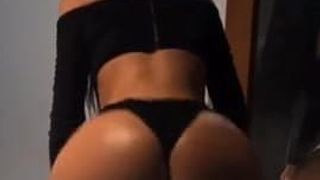 White Booty Shaking That Ass