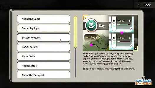 Gameplay demo petualangan love confessions #1