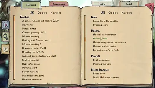 Innocent Witches Helena Ravenclaw & Parvati Patil & Nola Corey Nude Full Collection + Download