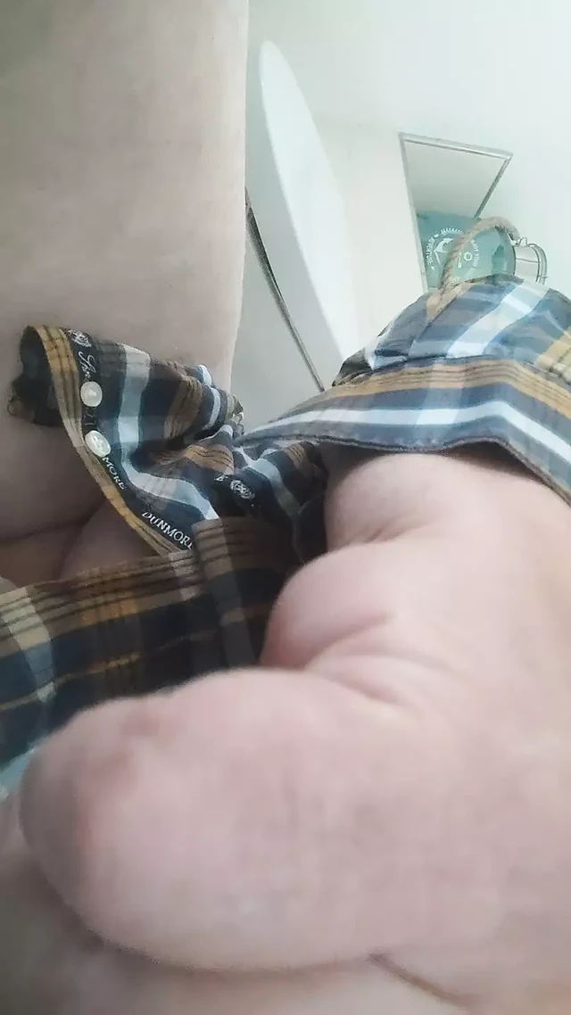 Humping the toilet seat