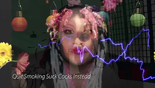 Sigarayı bırak onun yerine yarak emiyor