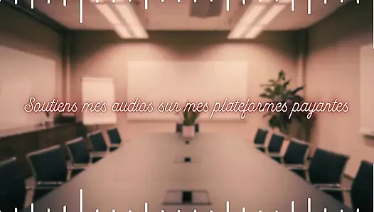 Your boss tries sex toys on you in public - english audio femdom