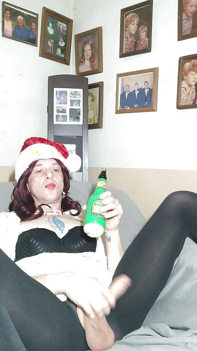 Angel Sapphire feeling festive