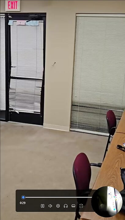 DeeDeeSlut at Office in White Boots