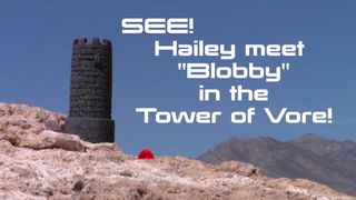 Hailey se encuentra con blobby en la torre de vore