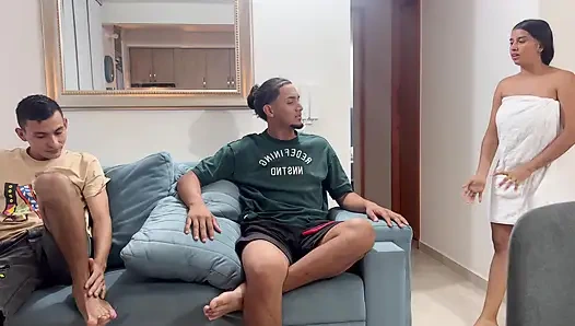 Stepsister with my friend's cock doesn't! My Fucking Stepsister Craves My Friend's Big Penis And He Fucks Her Hard