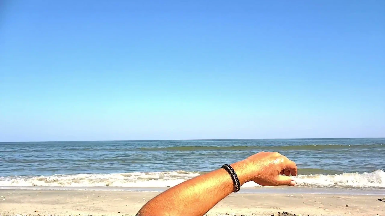 NS on the beach