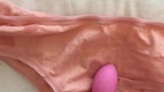 Friends stepdaughters dildo and cotton knickers