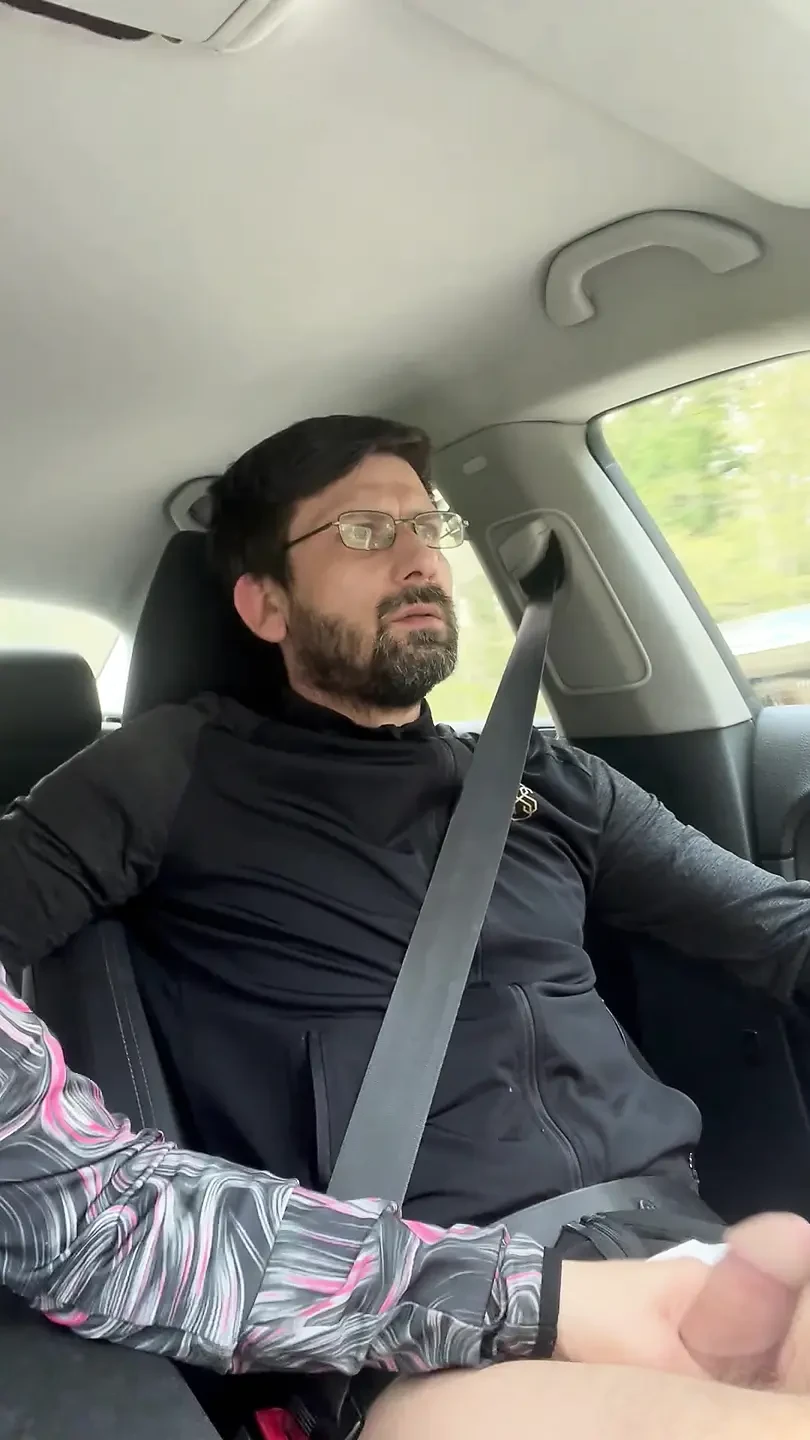 She Couldn’t Wait - MILF Blowjob & Handjob While Driving - Public Car Sex Kingyordanov