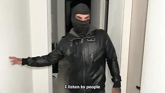Thief breaks into beautiful girls' house and fucks them hard