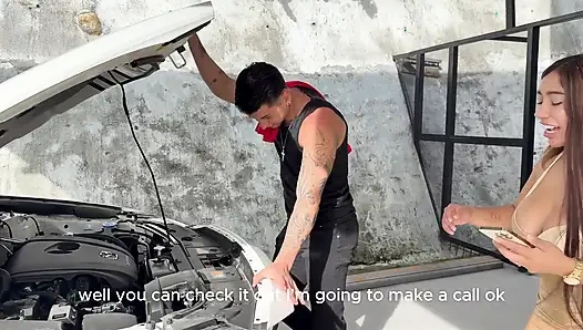 Hot Brunette with Big Tits Gets Her Wet Pussy Drilled by a Huge Cock and Begs for Cum