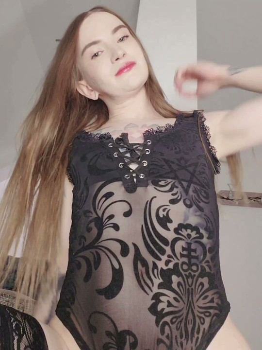 Small tits, but a huge cock. Can you handle it?