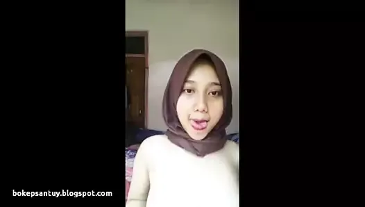 Indonesia hijab susu gede sange berat by bokepsantuy