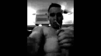 Black & White cum shot proper angle