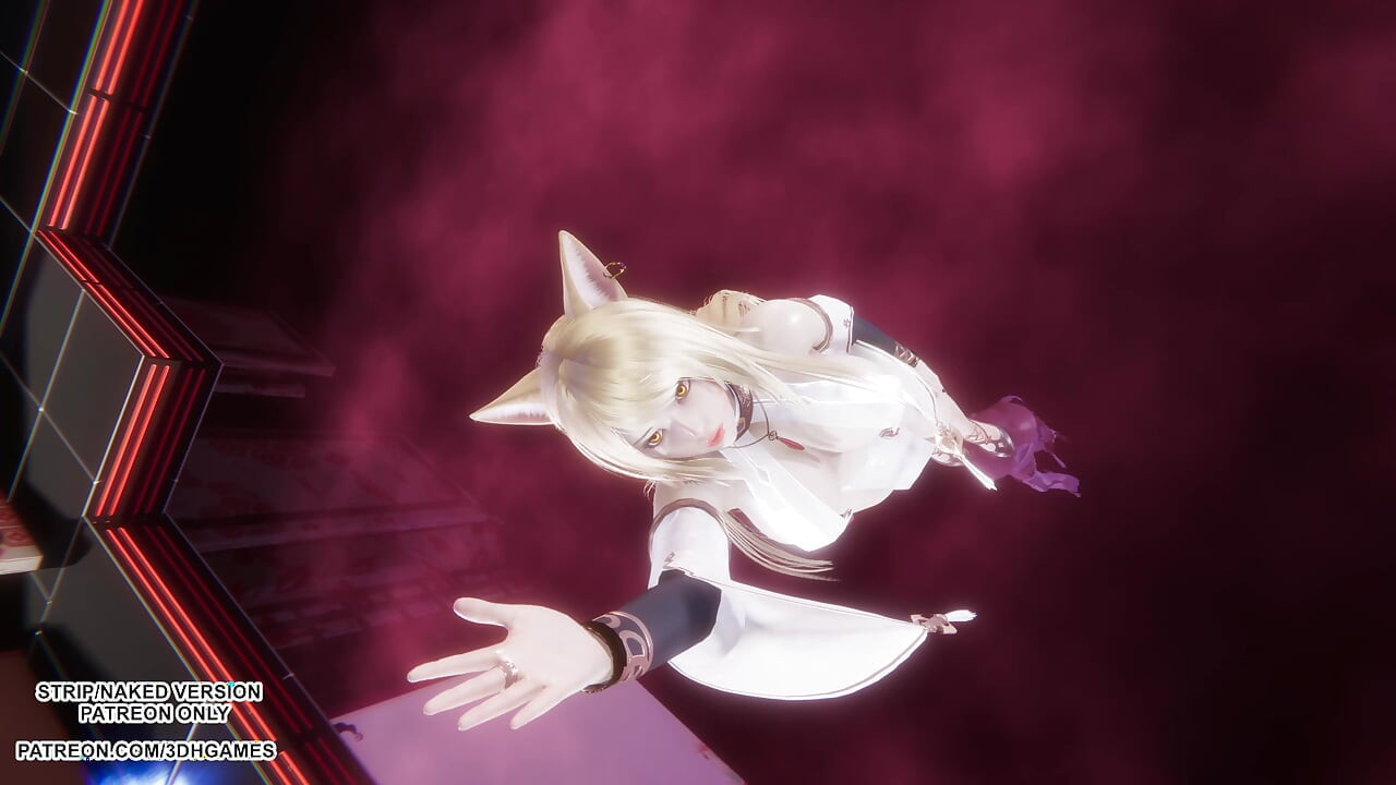 MMD Gokuraku Jodo - Ahri Sexy Japanese Dance League of Legends Hentai Uncensored 4K 60FPS