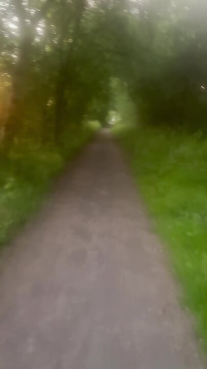 Risky nude walk from one parking space to the other half hour away stopped filming when fishmen caught me