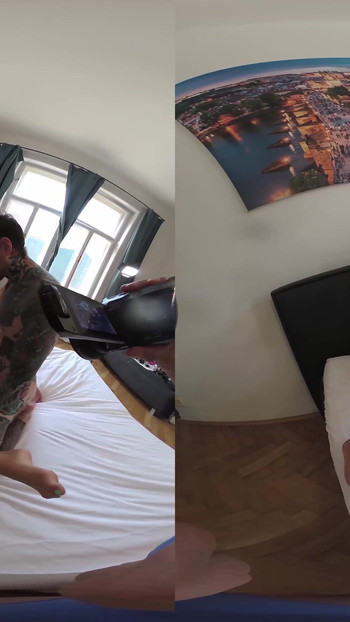 Memorable moment from "Katarina Rina - Tan Teenager W Massive Ass Cannot Stop Cumming In Monster Cock Threesome - Vr Part"