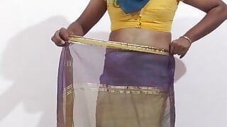 Gunjan en sari