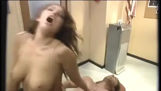 Horny Brunette Stunner Gets Touched up with Toys Then Fucked Like a Whore