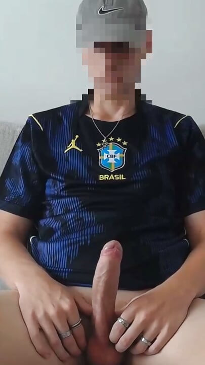 Horny Bro Caught Jerking after Soccer Practice