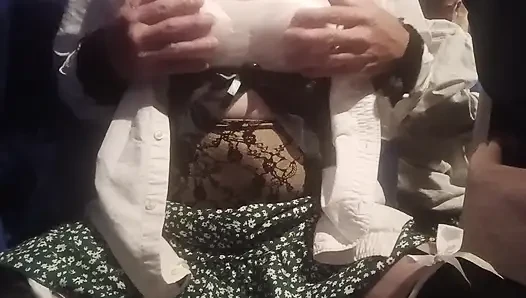 Panty boy, and a toy, oh boy!
