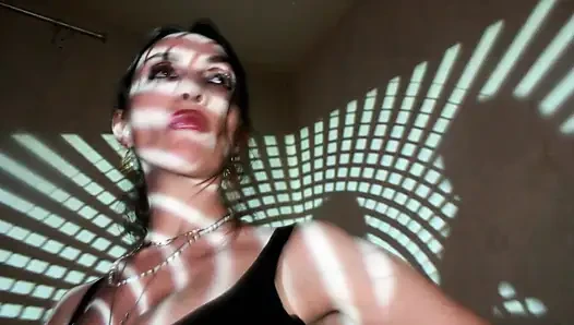 Femdom Fetish solo Eva Latex panties Mistress BDSM Rubber Big Ass Milf KInk