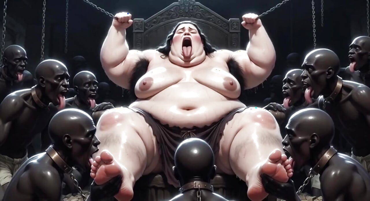 SSBBW Queen Covered in Slave Tongues - Intense Body Worship Orgasms
