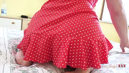 AuntJudysXXX - Your Hot MILF Stepmom Julia North Cleans Your Room and Sucks Your Cock
