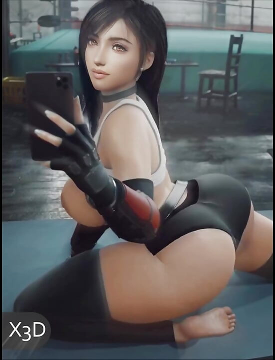 3D Hentai Χωρίς λογοκρισία Συλλογή Tifa Lockhart Final Fantasy