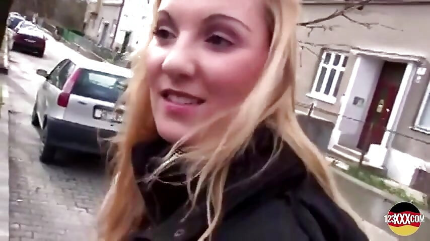 Naughty Blonde's Hot Car Action