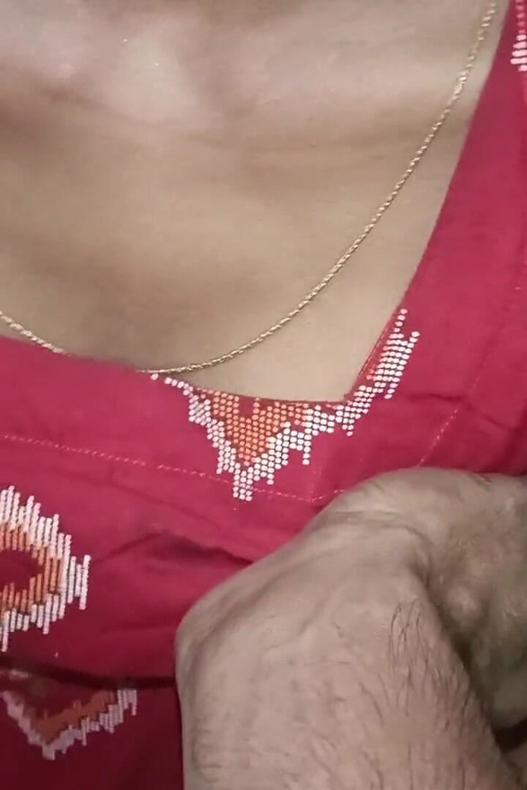 Desi Wife in Red Dress Gets Oiled Ass & Hard Doggy Fuck - Homemade