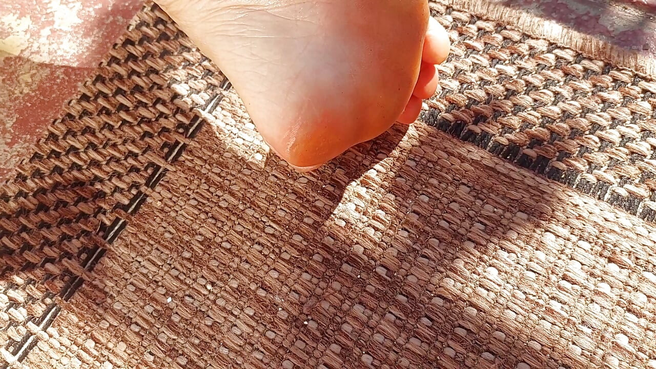 Amateur Blonde Mature Wife Enjoys Foot Worship Outdoors