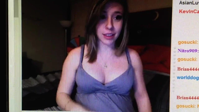 Pregnant Webcam Cutie Shows Boobs Pussy And Sings