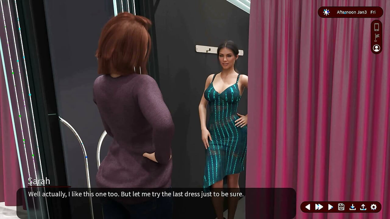Whispers of Desire: the Sexy Beautiful Wife in the Clothing Store - Episode 3