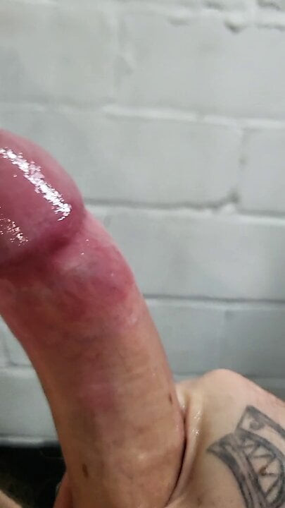 Close up cum shot