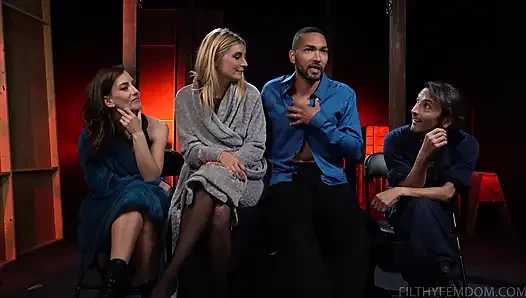 Mona Wales, Mickey Mod, Kino Payne, Elise Graves'in Yer Aldığı Toplu Çekim Öncesi Ve Sonrası Röportajı