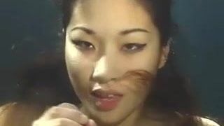 Asian underwater blowjob