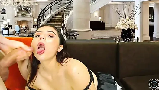 Sweet Colombian sucking cock