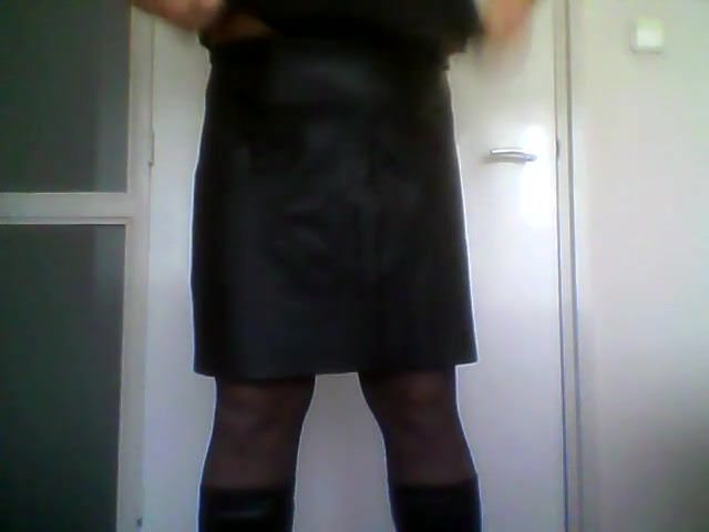 playing in leather