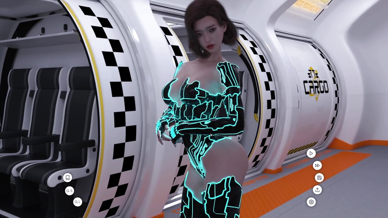 ホットなアニメゲームプレイ セクシーな彼女が激しくセックスしたい