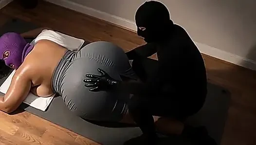 "Sister In Law BBW Secret Oil Massage - Face Down Ass Worship"