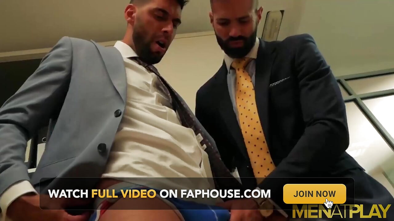 MENATPLAY - Colleagues Dani Robles and Mick Stallone anal fuck