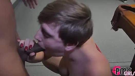 Hot wife Cammie Cummz fucks bbc Alphonso Layz on a pool table