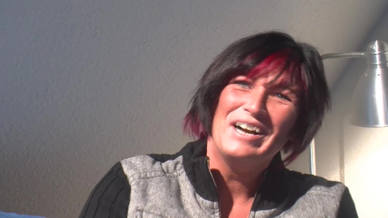 Horny German cougar finds her happiness with a big vibrator