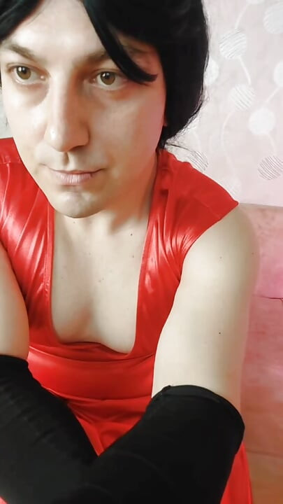 Red Dress Pretty Smooth Legs