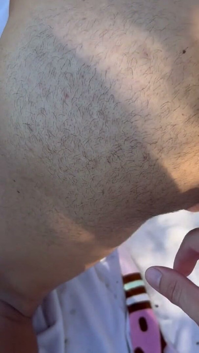 I went for a run in the fields and ended up getting caught, used, and fucked by a creeper who was watching me | Clip 1