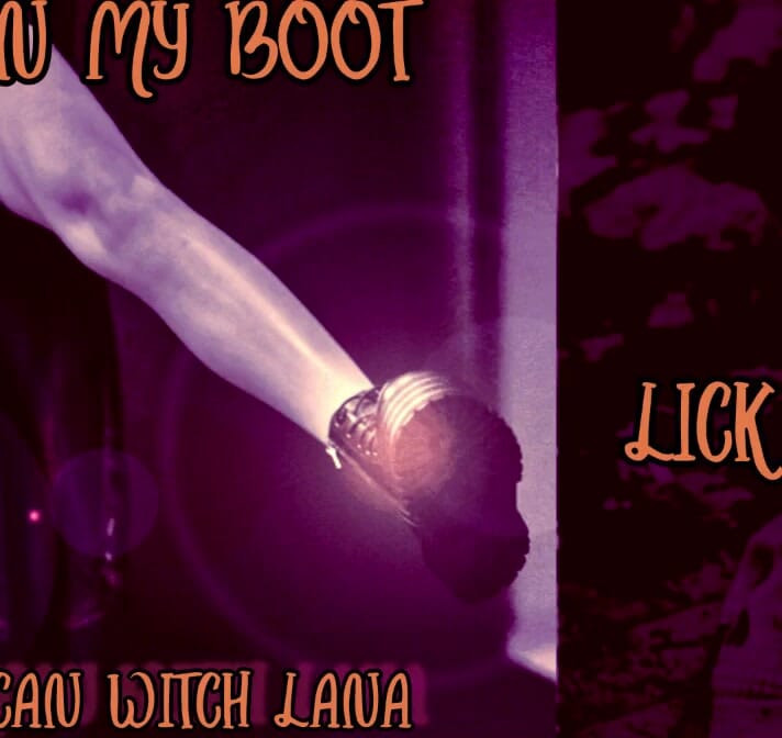AUDIO ONLY - Cum on my boot lick it off